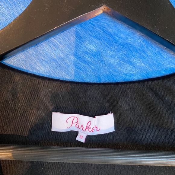 Faux wrap Midi dress by Parker Python print size M - Picture 2 of 3